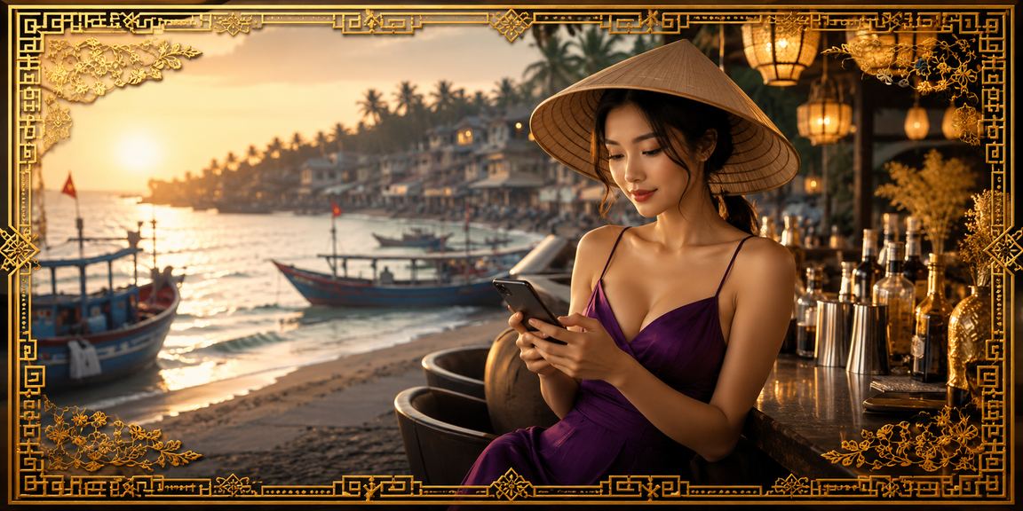 Trò chơi bài trên điện thoại tại Mũi Né